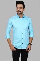 Full Sleeves Solid Shirt for Men 