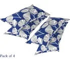 Grover Floral Pillow Covers Pack of 4 Blue