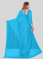 Net Floral Saree for Women 