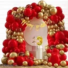39 Pcs 3rd Birthday Decoration kit, Multicolour, Set of 1