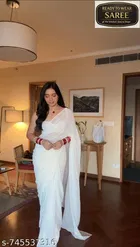 Pre-draped Georgette Saree for Women 