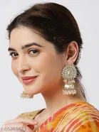 Kundan Pearl Classic Earrings for Women 