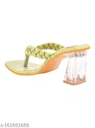Shoetopia Green Size IND-3 Sandals