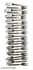 Stainless Steel Forks (Silver, Pack of 24)