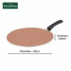 TerraHome Non-Stick-Aluminum Tawa 25cm, Copper