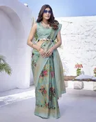 Art Silk Printed Saree for Women 