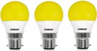 EVEREADY 0.5 W Basic Standard B22 LED Bulb  (Yellow, Pack of 3) AS