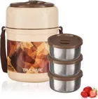 Trueware Office plus 3 with 3 Stainless Steel Containers Lunch Box 