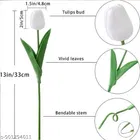 Artificial Tulip Lily Flower Sticks for Women, Pack of 5 