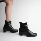Shoetopia Girls Boots Black Size 12-13 Years