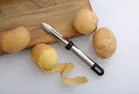 Ritu Stainless Steel Vegetable Peeler with Big Pipe Handle 