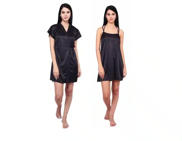 Babydolls for Women (Black, Set of 1)