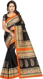 Mysore Silk Printed Saree for Women 