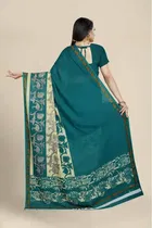 SVB जॉर्जेट साड़ी विद ब्लाउज फॉर विमेंस 