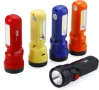 RECHARGEABLE LED TORCH 15W COB, 500mAh 