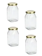 Glass Airtight Kitchen Storage Jars with Lid 