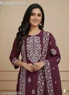 Chanderi Cotton Punjabi/All Over Suits for Women 