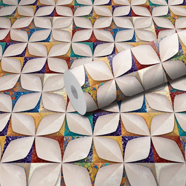 Vinyl Wallpaper Sticker for Wall Decoration (Multicolor, 300x40 cm)