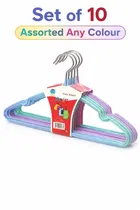 Steel Metal Cloth Hanger Set of 10 