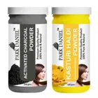 Park Daniel 100% Pure & Natural Activated Charcoal Powder & Kasturi Haldi Powder 