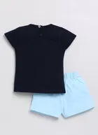 Cotton Printed Clothings Set for Girls 