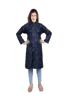 Solid Overcoat with Hoods and Side Pocket Raincoat for Women 