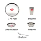 JENSONS 12 Pieces steel dinner set 