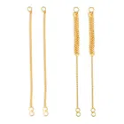 One Gram Gold Plated Alloy Ear Chain For Women's And Girl's 