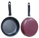Aluminium Non-Stick Fry Pan (Red,  22 cm)