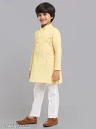 Cotton Blend Kurta with Pyjamas for Boys 