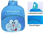 Doraemon School Bag Soft Plush Backpacks for Baby Boys/Girls (Blue, 10 L)