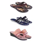 Heels with 2 Pairs Flats for Women 