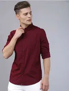 Casual Men's Solid Shirt 