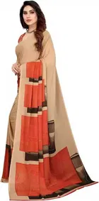 SVB प्रिंटेड साड़ी फॉर वीमेन 