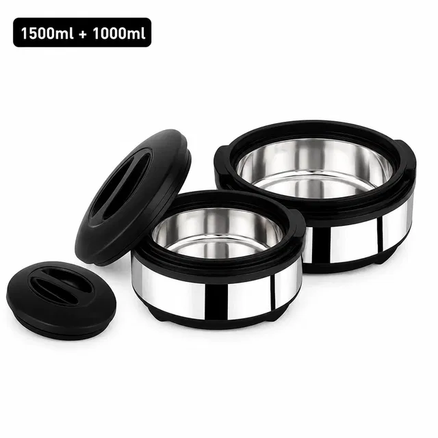 Easy Black Casserole Set of 2 (1000ml + 1500ml)