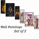 MDF 2 Pcs Designer Wall Painting for Home & Office 