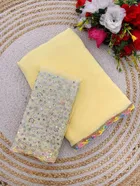 Silk Woven Design Saree for Women, Yellow 