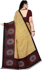 Georgette Printed Saree for Women 