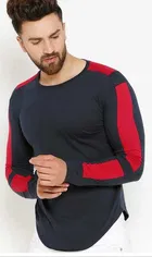 Best Hot Selling Cotton Blend Full Sleeves T-Shirt For Men 