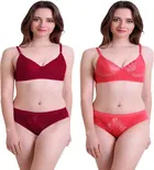 Cotton Blend Lingerie Set for Women 