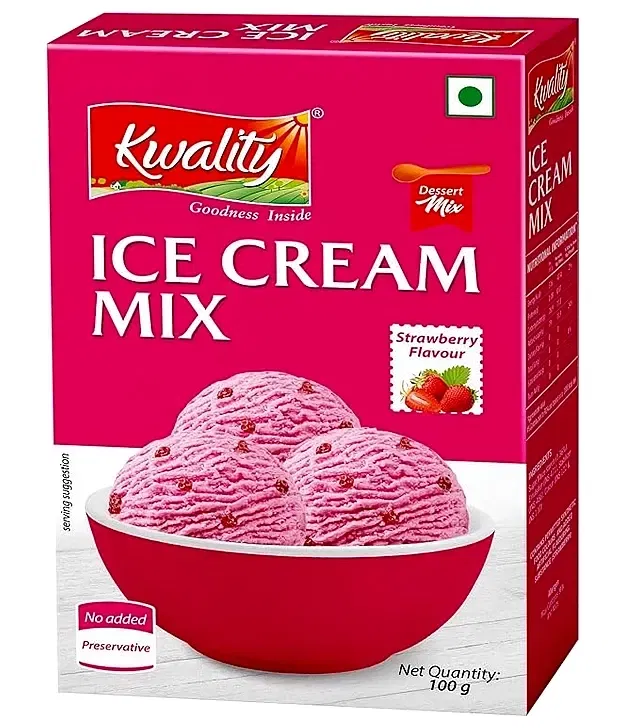 Kwality Ice Cream Strawberry 100 g