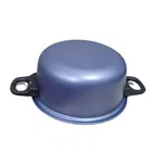 Aluminium Non-Stick Deep Frying Pan, Blue, 20 cm, 2000 ml