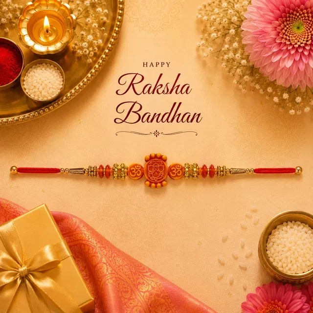 Om Ganesh Rakhi for Brother