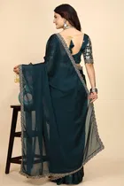Chiffon Woven Design Saree for Women 