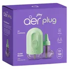 Godrej Aer Plug Violet Bloom Air Freshener + 2 Refills (2X20 ml)