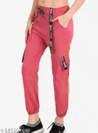 Cotton Blend Joggers for Girls 