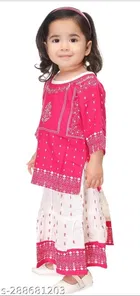 Rayon Kurta Set for Girls 