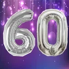 Foil Balloon for Birthday Celebration, No. 60 