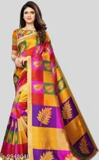 Art Silk Printed Saree for Women 