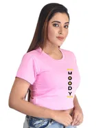 Cotton Blend Printed Top for Women 